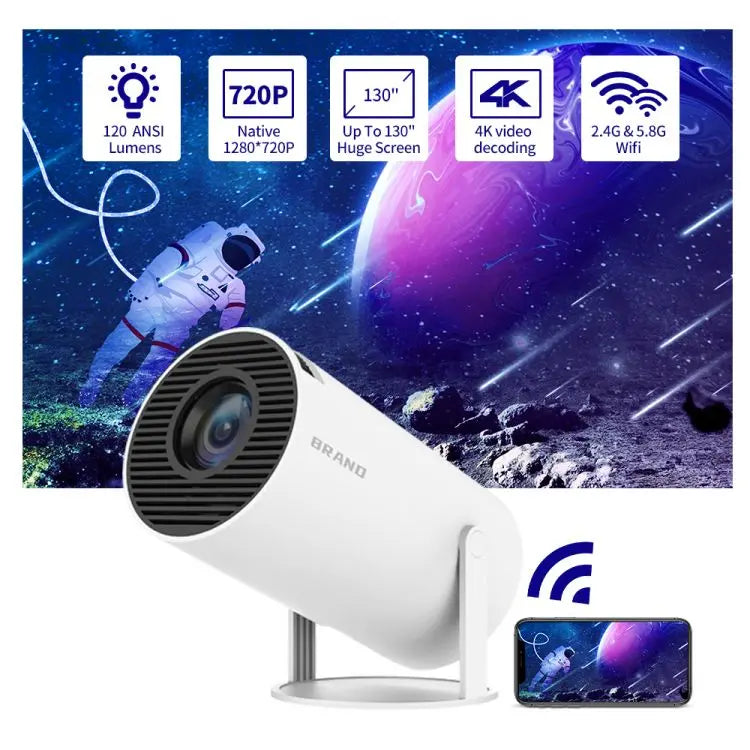 Muzee WIFI Projector LCD Beam Video LED 1080P Projector Android Education home smart hologram 3d mini 4k Projectors