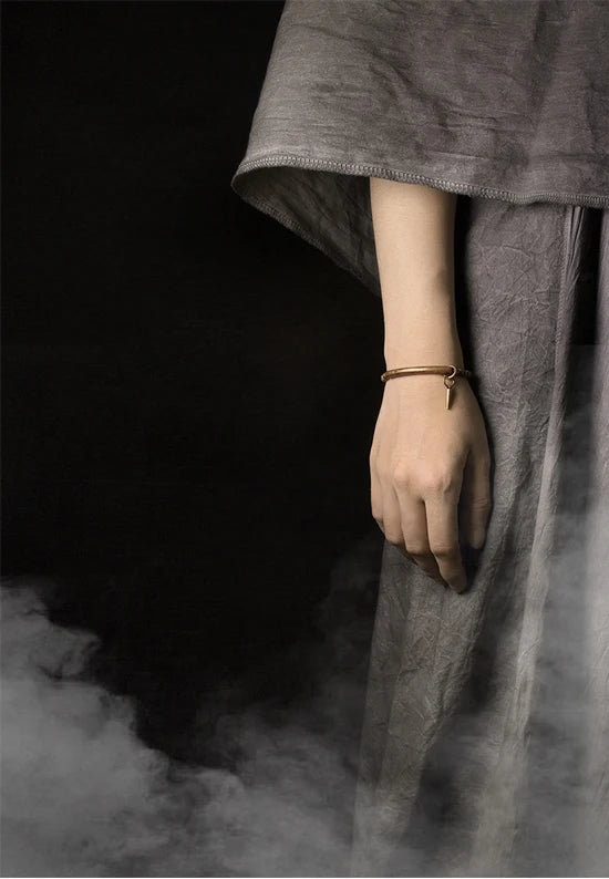 Whole Viking Hammered Pure Copper Bracelet Retro Processed Oxidized Street Rock Style Metal Vajar Unisex Men Women Gift Jewelry