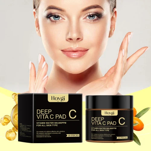Hoygi Vitamin C Brightening Pad Face Gentle Hydrating And Moisturizing Cleanser Moisturizing And Brightening Skin Shims