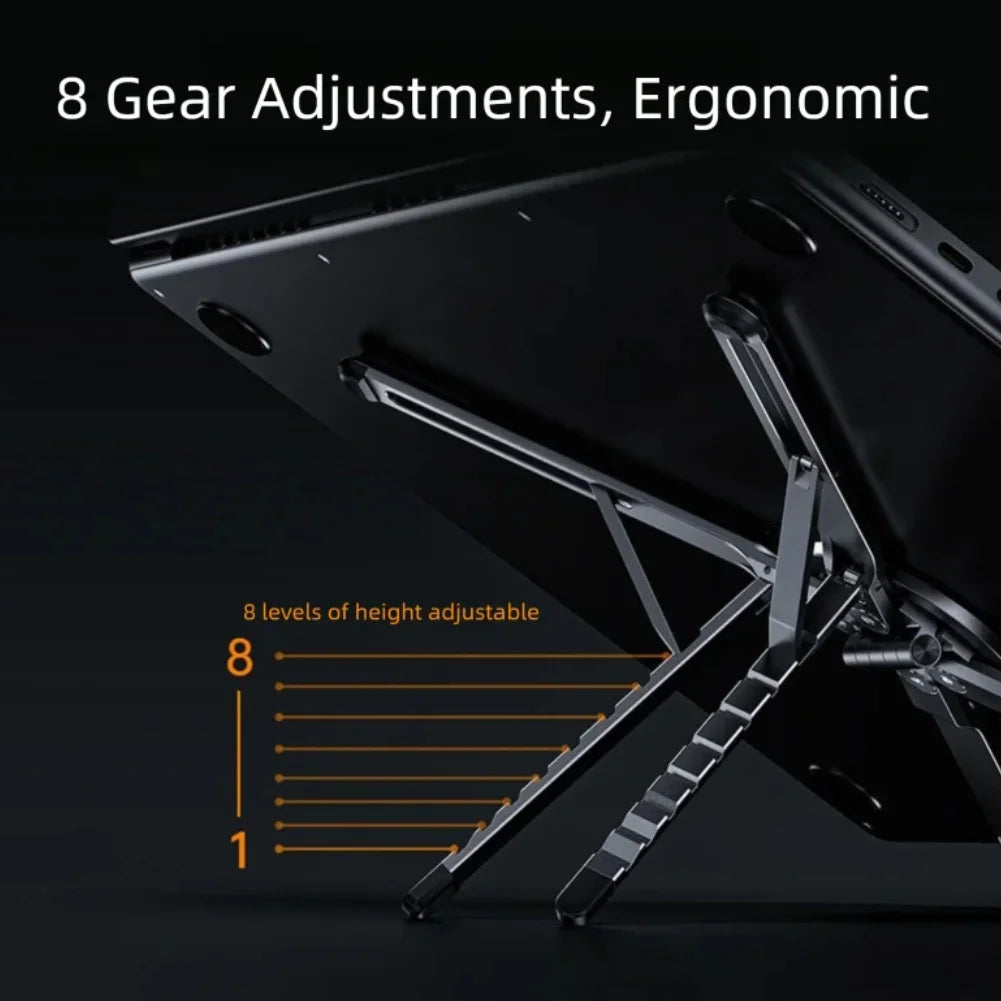 4 in 1 Functional Foldable Travel Stand,Portable Laptop Stands,Tablet PC Stands,Magnetic Phone Holders,Phone Selfie Stick
