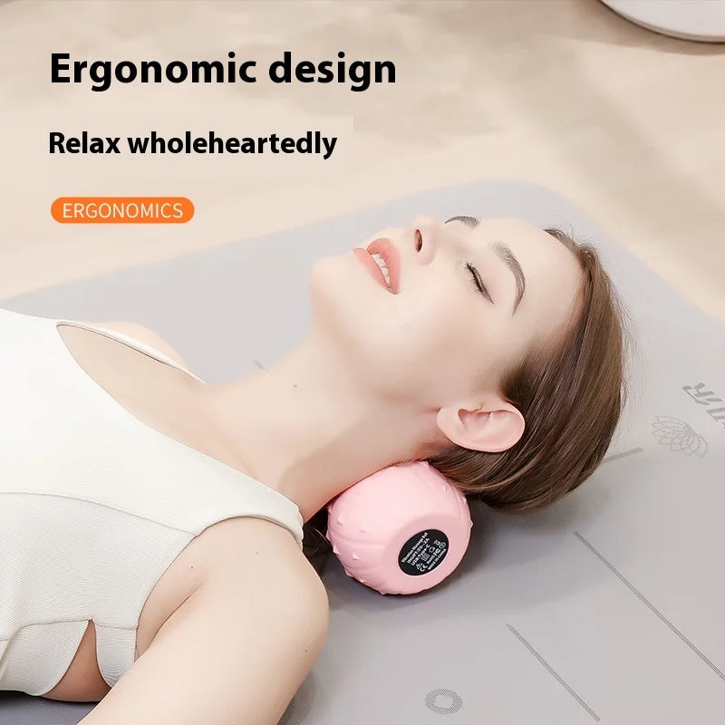 Portable Fascia Ball Fitness Yoga Equipment Peanut Ball Vibration Massage for Body Back Relaxation Cervical Vertebrae Exercise