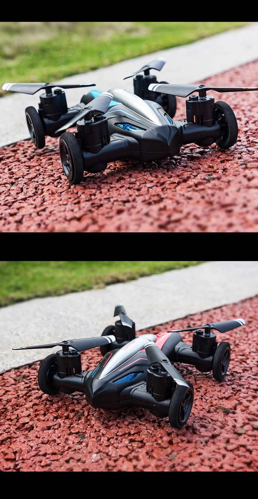 D85 2in1 Mini Drone Air-Ground Flying Car 2.4G Dual Mode Racing Professional RC Car Quadcopter Drones Children Off-road Toy Dron