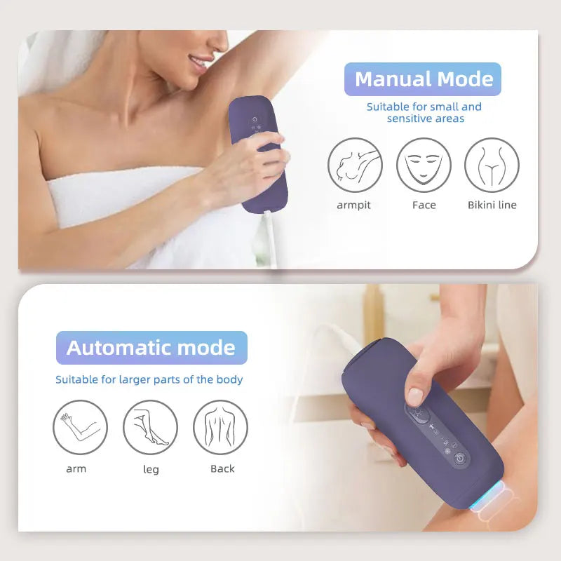 Drop Shipping Ice Cooling Painless Permanent Hair Removal Laser Body Leg Bikini Face Electric Permanent IPL Hair Removal Device