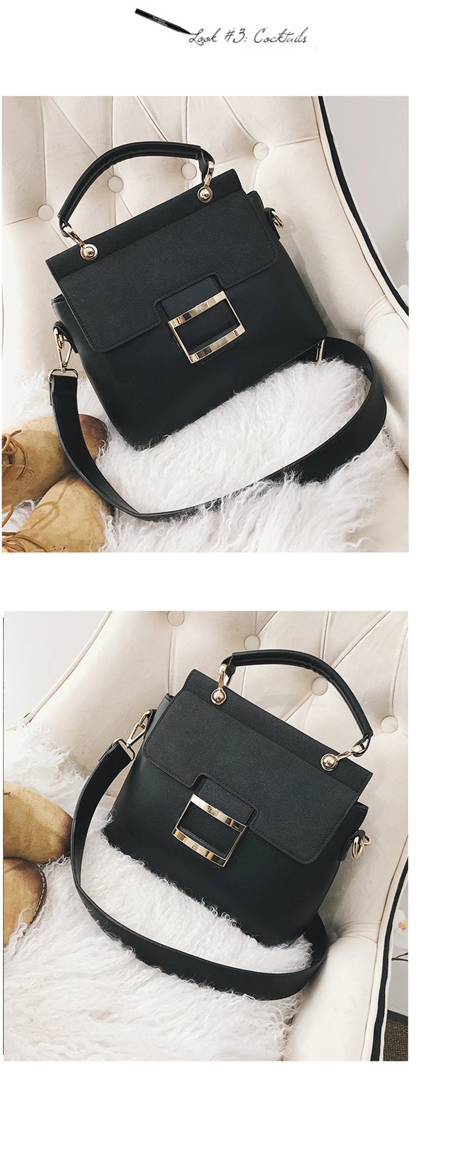 Women Bag Vintage Shoulder Bags 2021 New Buckle Matte Leather Handbags Crossbody Bags for Women Famous Brand Summer Style Sac