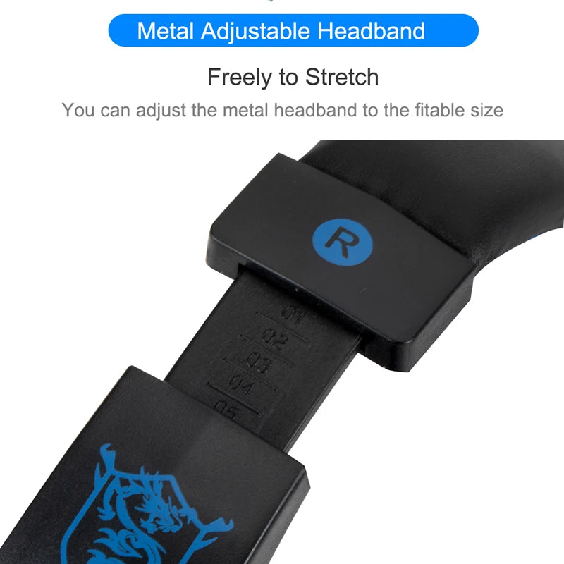 New Professional Wired Gaming Headphones With Microphone Led Light For Computer PS4 PS5 Xbox Bass Stereo PC Gaming Headset Gifts