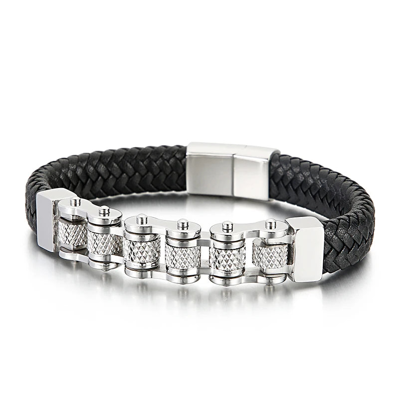 KALEN Bicycle Chain  Braided Rope Bracelet for Man