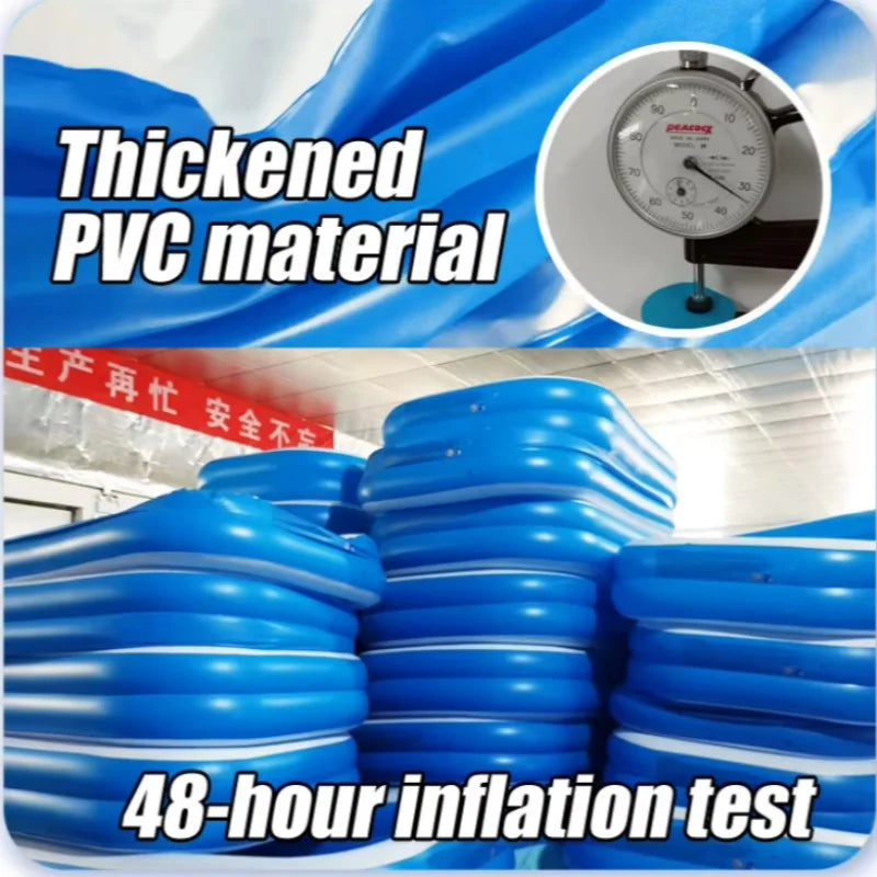 OUCHAO Family Inflatable Swimming Pool | Thickened PVC Antibacterial Odor-Free | CTI Certified 48H Leak Test | Fast Inflation