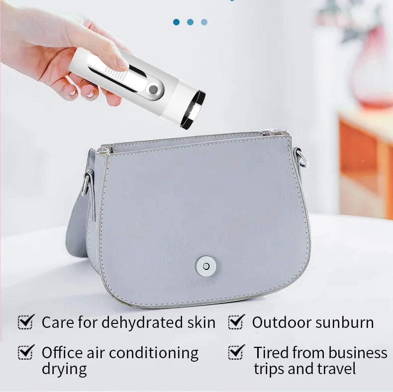 Best Selling Nano Hydrogen Water Beauty Spray Portable Smart Hydration Meter Facial Steamers USB