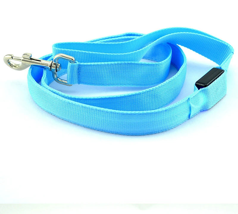 LED Dog Leash Light Luminous Pet Dog Lead Leash For Dogs Cats Nylon Light Night Safety Flashing Pet Dog Leashes For Small Dog