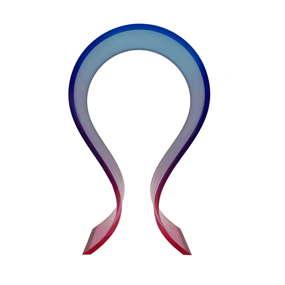 Hot Selling Modern Clear Acrylic Headphone Display Stand Holder Popular Earphone Rack