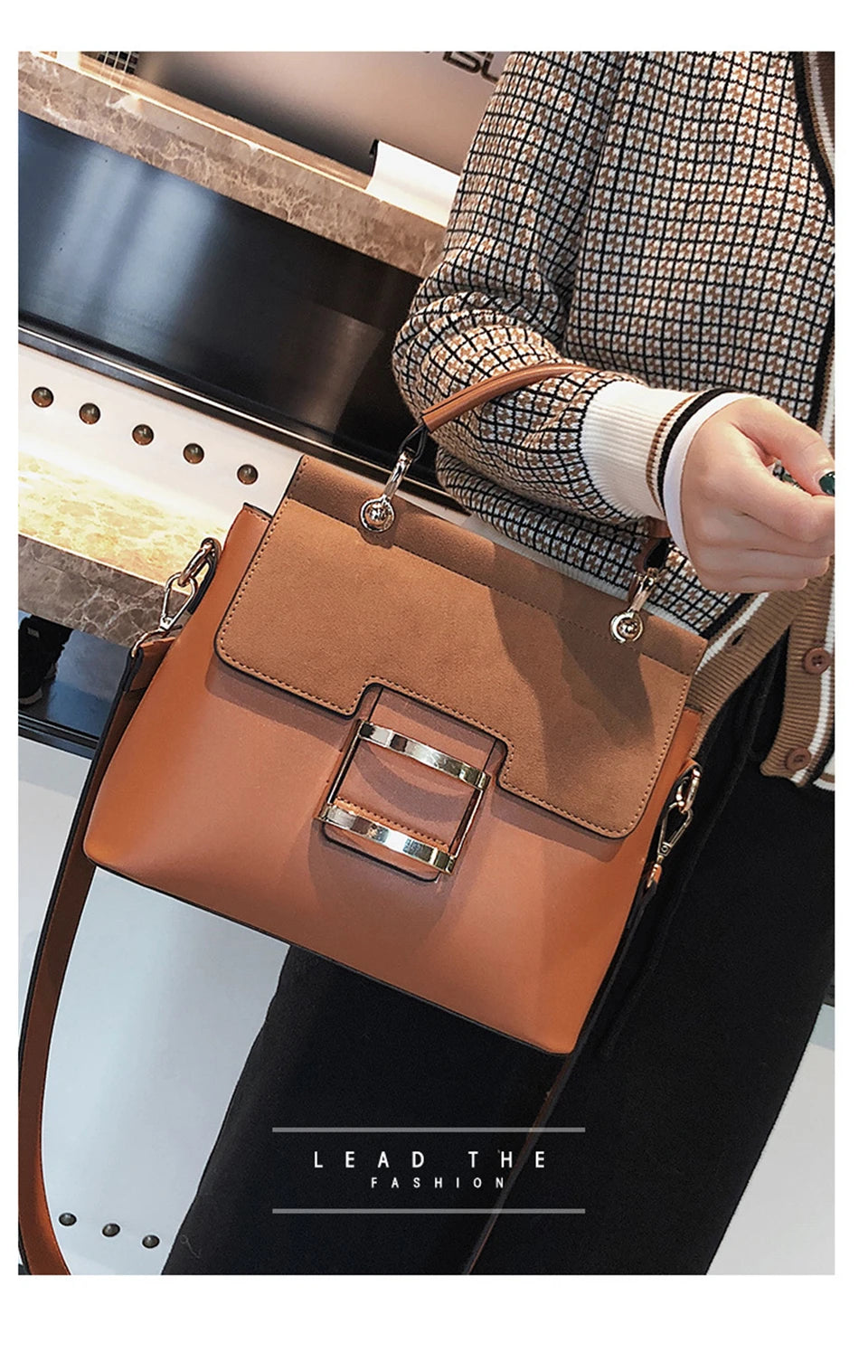 Women Bag Vintage Shoulder Bags 2021 New Buckle Matte Leather Handbags Crossbody Bags for Women Famous Brand Summer Style Sac