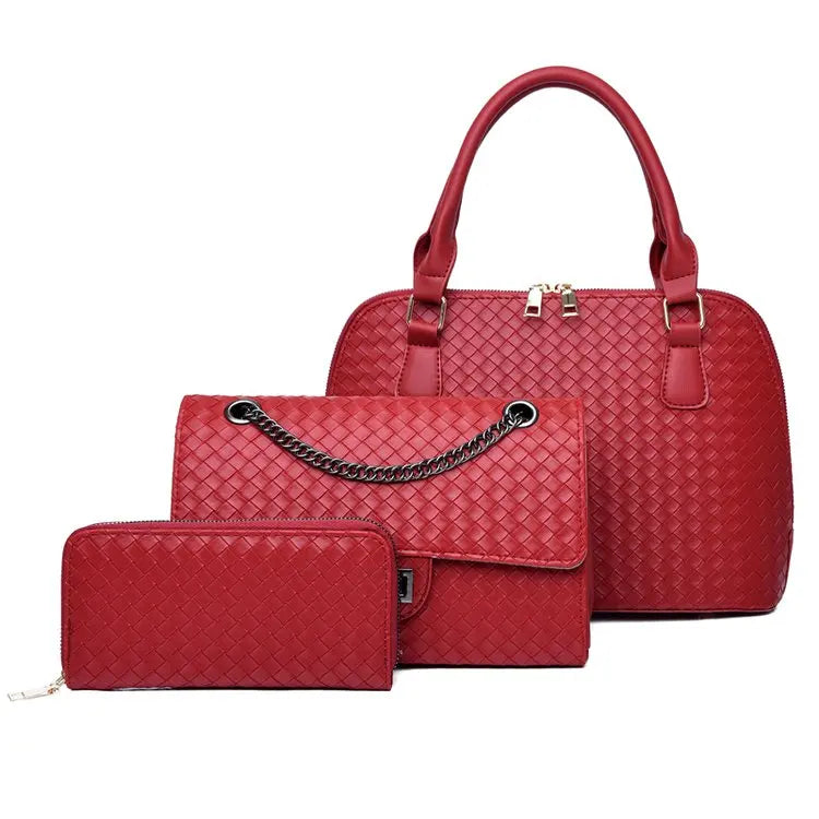 Handbag Sets 3 Pieces Women Bags Sweet Lady Manufacturers Wholesale Bags for Women