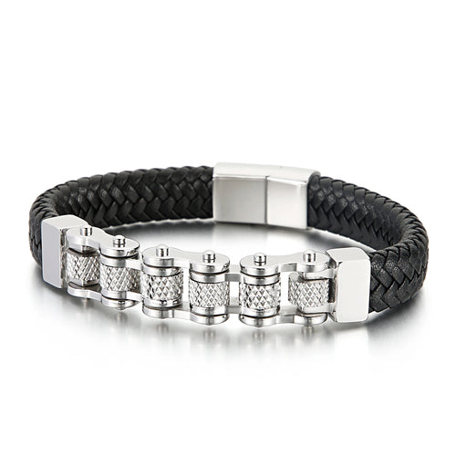 KALEN Bicycle Chain  Braided Rope Bracelet for Man