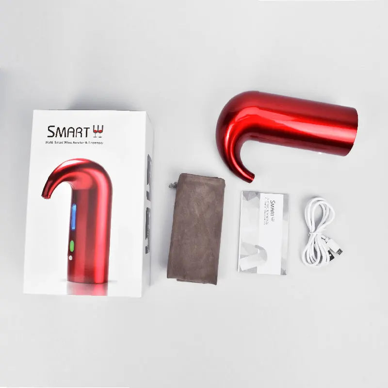 Electric Wine Decanters Smart Wine Pourer USB Charging Auto Drinks Dispenser Quick Automatic Red Wine Aerator Supplies Bar Tools