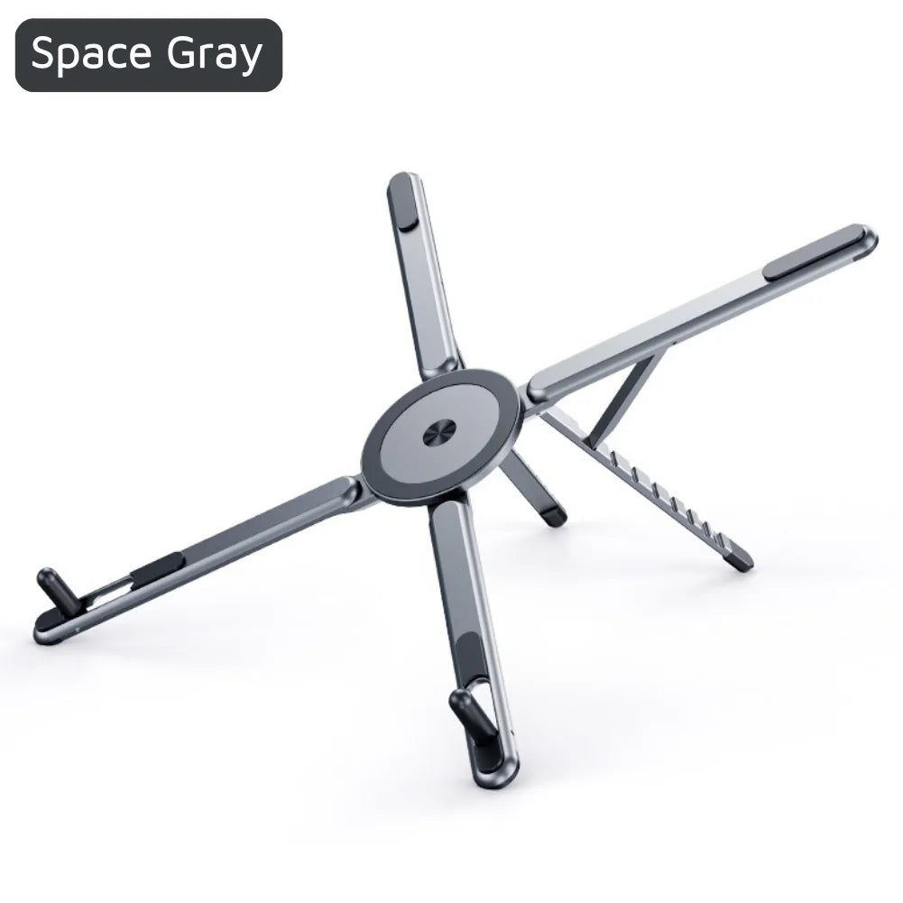 4 in 1 Functional Foldable Travel Stand,Portable Laptop Stands,Tablet PC Stands,Magnetic Phone Holders,Phone Selfie Stick