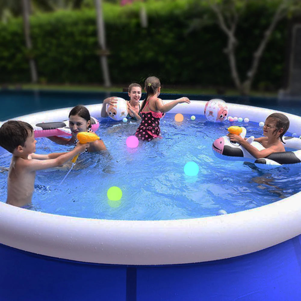 Waterproof IP68 16 Color Changing Mood Led Light Hanging Garden Ornaments with Dimmable Remote Control Led Ball