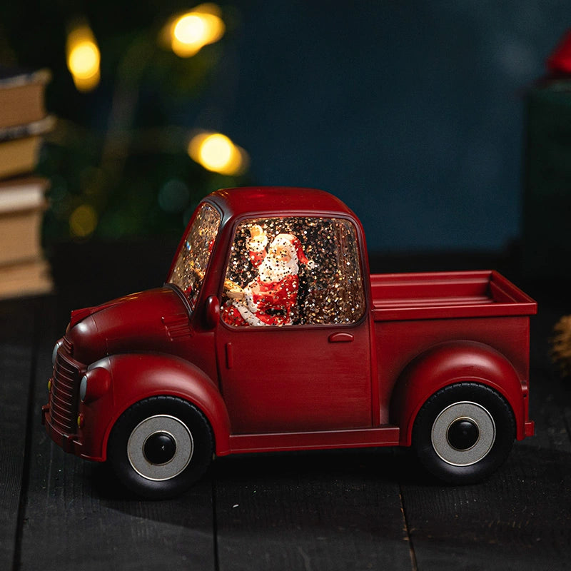 Christmas Tree Decoration Scene Decoration Decoration Elderly Snowflake Desktop Small Night Lamp Kids Gift Decoration Atmosphere