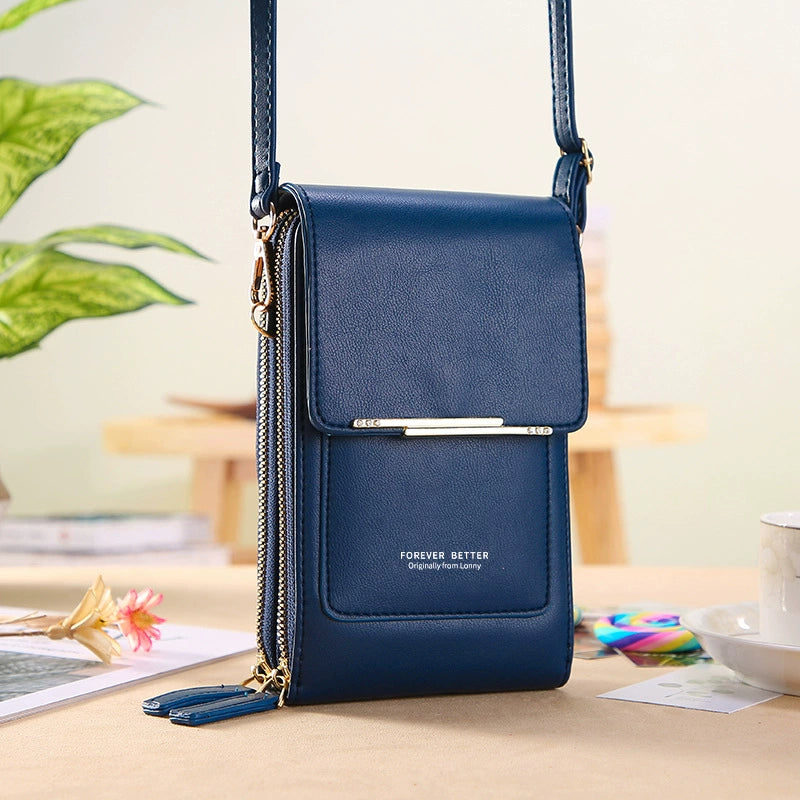 2025 New Arrival Ladies Phone Bag Touch Screen Can Hold Change Card Large Capacity High-End Crossbody Small Shoulder Bag