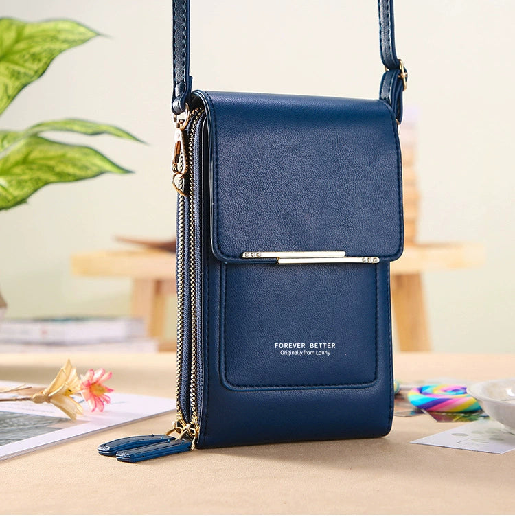 2025 New Arrival Ladies Phone Bag Touch Screen Can Hold Change Card Large Capacity High-End Crossbody Small Shoulder Bag