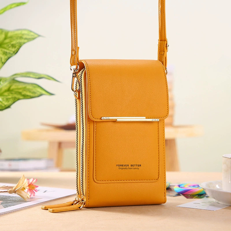 2025 New Arrival Ladies Phone Bag Touch Screen Can Hold Change Card Large Capacity High-End Crossbody Small Shoulder Bag