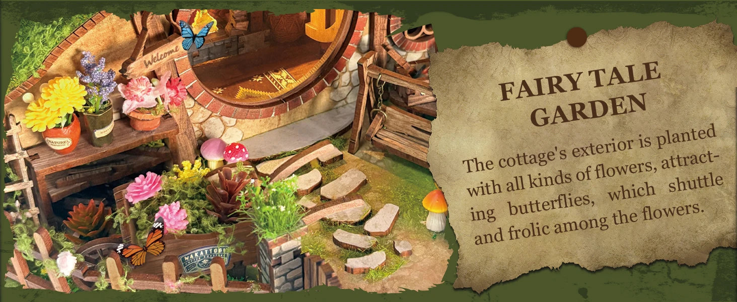 NEW DIY Wooden Magic Ring Casa Doll Houses Miniature Model Kits Handmade Dollhouse with Furniture for Friends Birthday Gifts