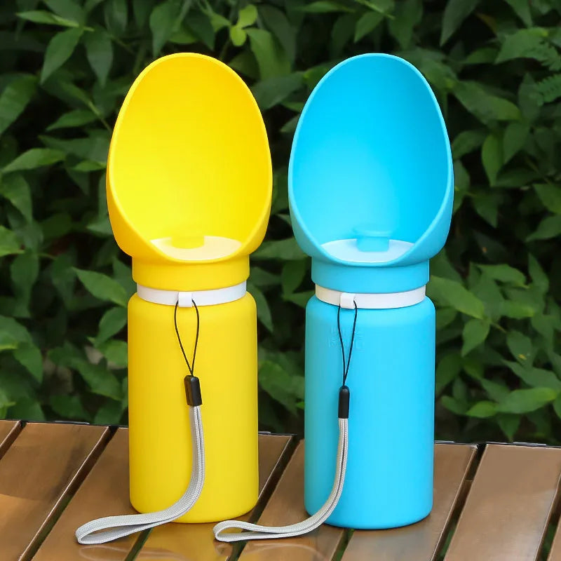Pet supplies Dog accompanying water cup Outdoor portable travel Foldable kettle Water dispenser for walking dogs
