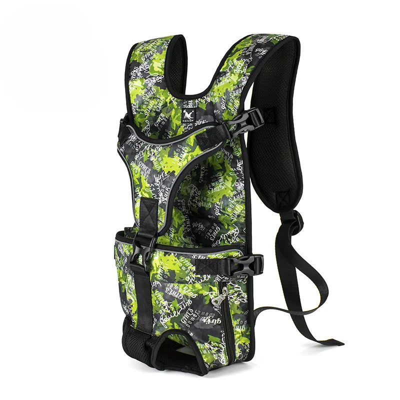 TAILUP Pet Carrier Backpack for Dogs Cat Thickened Sponge Pet Front Dog Carrier Backpacks Portable Puppy Transportation Dog Bag