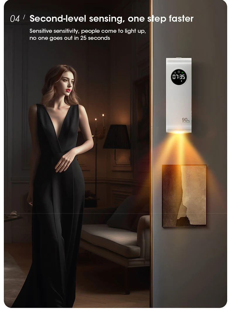 Essential Oil Diffuser Smart Mini USB Charging Ultrasonic Aromatherapy Automatic Atomization Air Purifier for Home Office