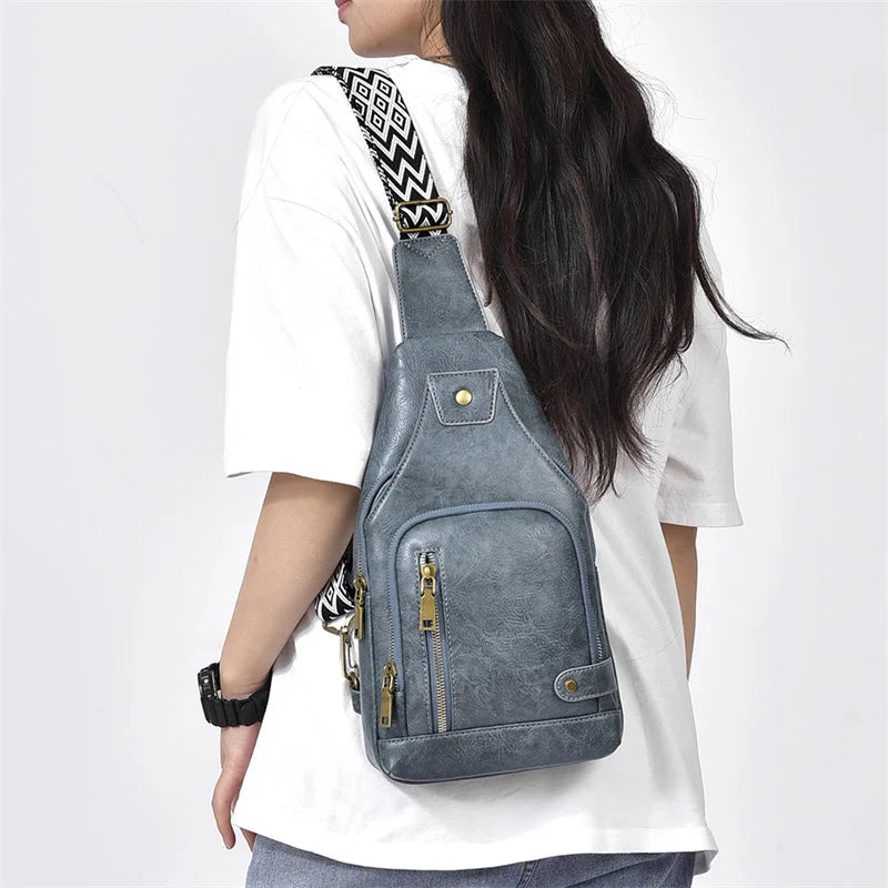 Couple Chest Bag Fashion Versatile Summer Crossbody Bags For Men Women Multi functional Waterproof Breathable Small Backpack