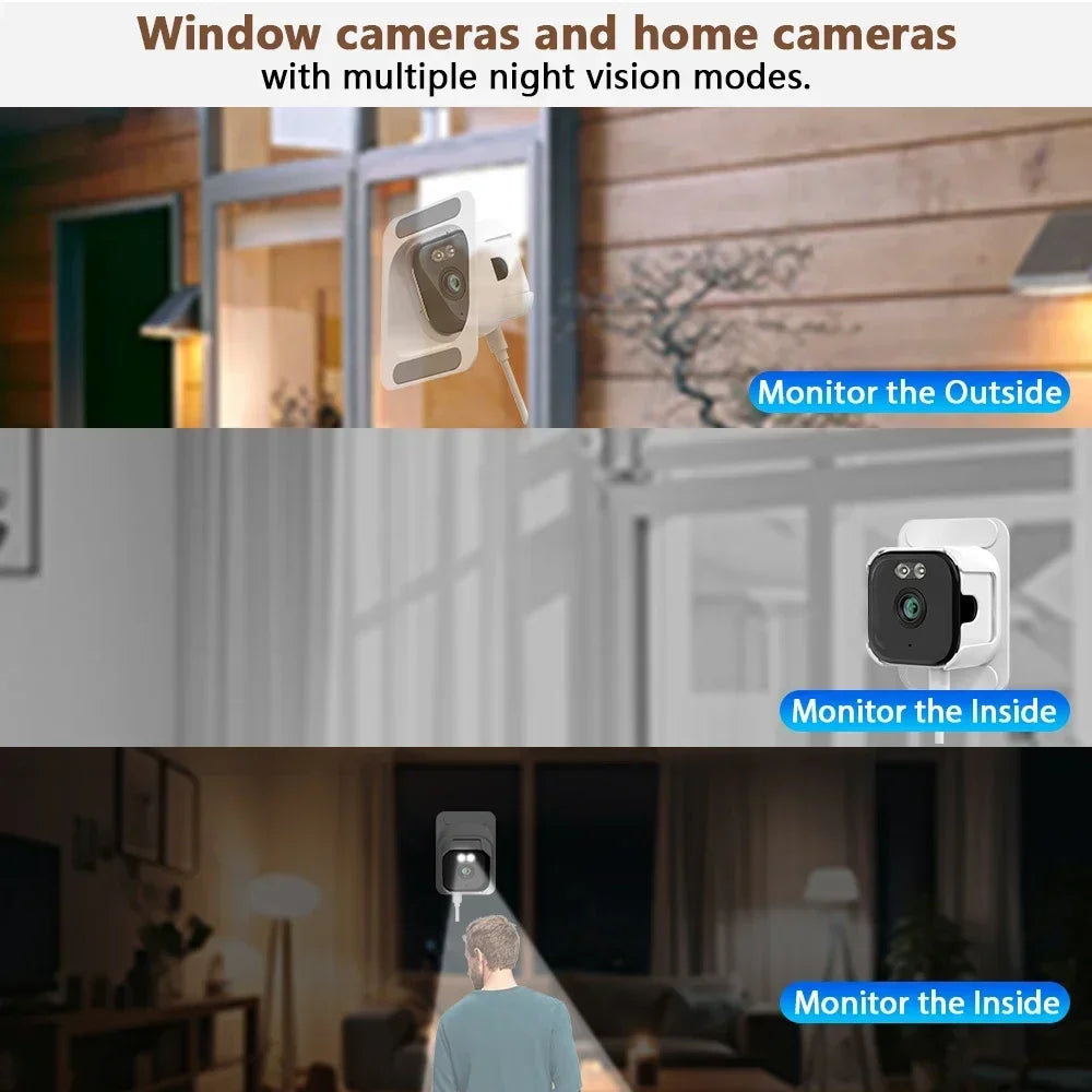 5MP Window Camera 5GHz WiFi Indoor Cameras For Home Security Color Night Vision Motion Detection 24/7 Recording Quick Install