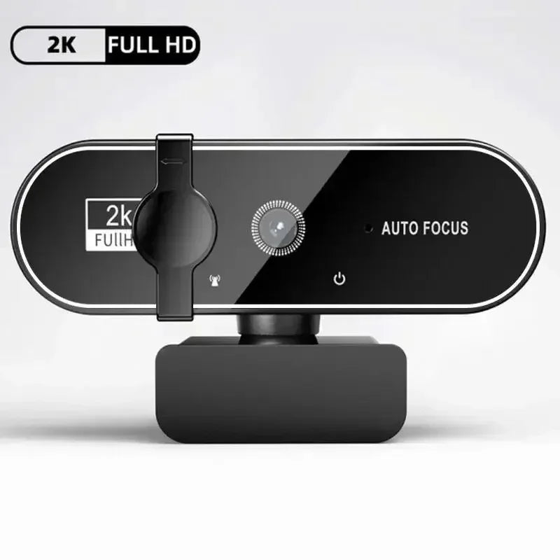 4K Full HD Webcam with Microphone Autofocus 8MP Website Camera for Windows PC Laptop IOS Macbook External Web Cam Video Calling