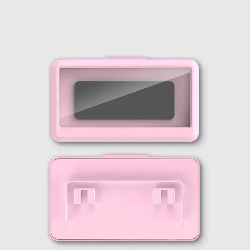 Wall Mounted Waterproof Phone Holder Cell Phone Storage Box Can Touched Shower Smartphone For iPhone 16 15 Samusng Xiaomi Stand