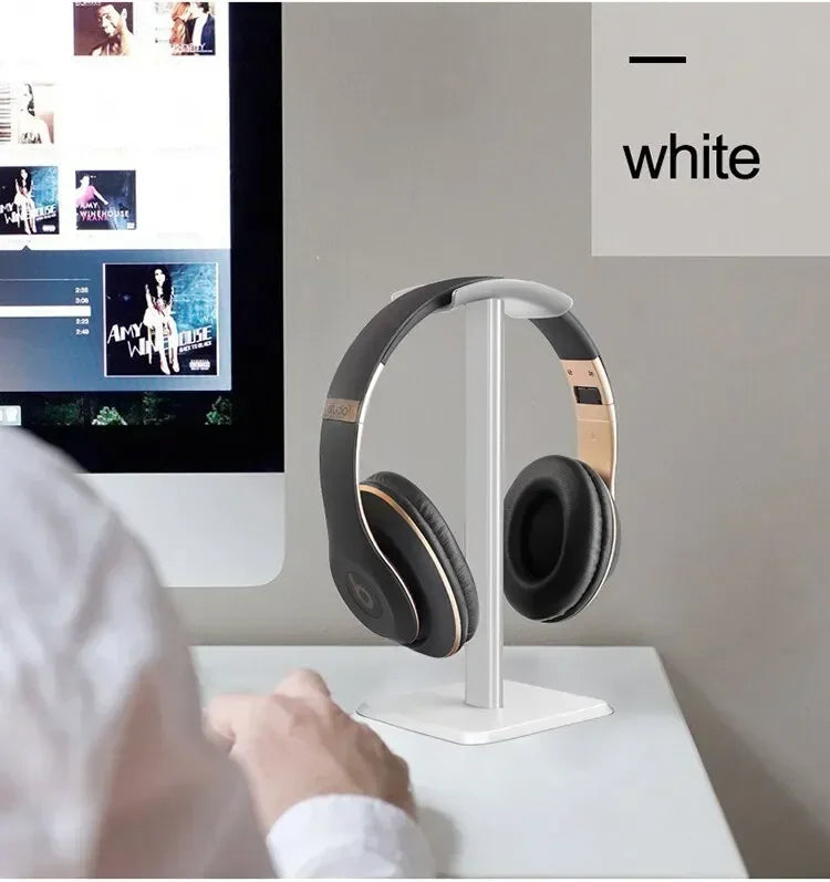 VIKEFON Head-Mounted Headphone Stand Stylish Detachable Headset Holder For Airpods Max Beats Bose Sennheiser Display Stand