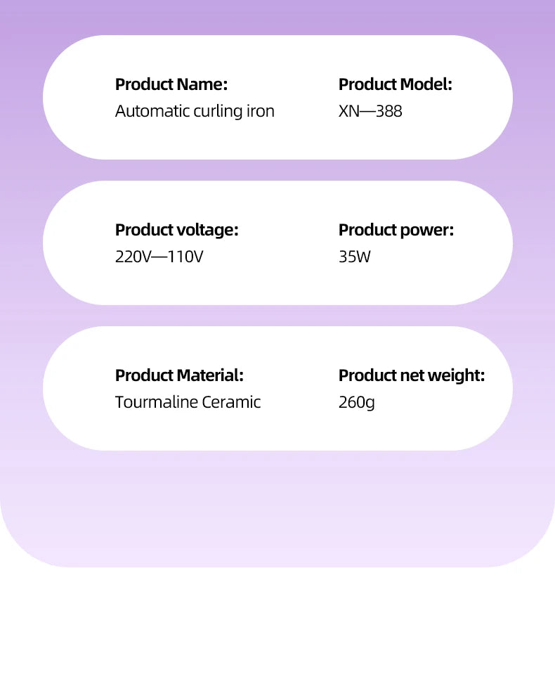 Automatic Hair Curler 28mm/32mm Large Wave Curling Iron Anion Fast Heating Professional Styling Curlers Curling Wand Hair Waver