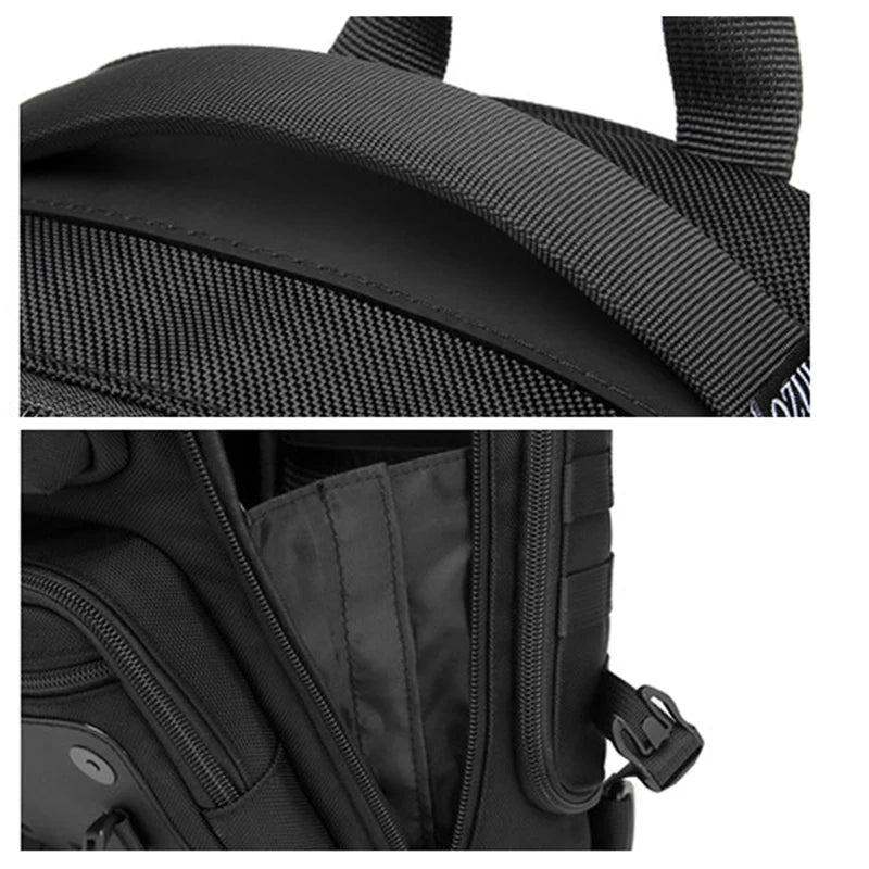 Waterproof Casual Chest Bag Multifunctional Men's Chest Bags Male Crossbody Bag Large Capacity Messenger Shoulder Packs
