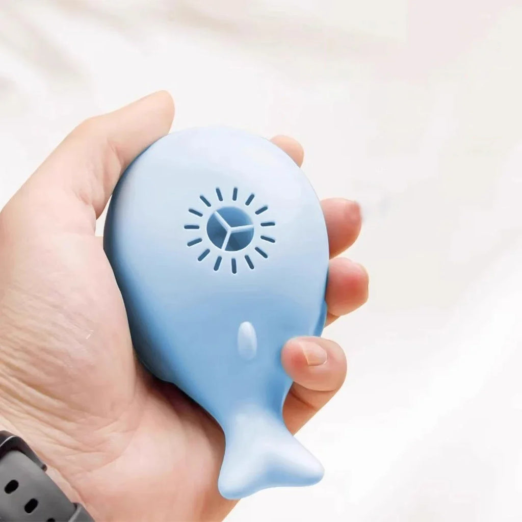 New Electric Floating Ball Cat Toy  - Whale - shaped, USB - powered, Dual - function Fan, Portable & 3C Certified Pet Toy