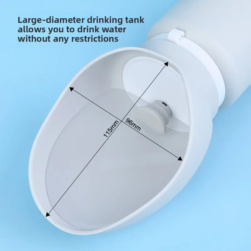 Pet supplies Dog accompanying water cup Outdoor portable travel Foldable kettle Water dispenser for walking dogs