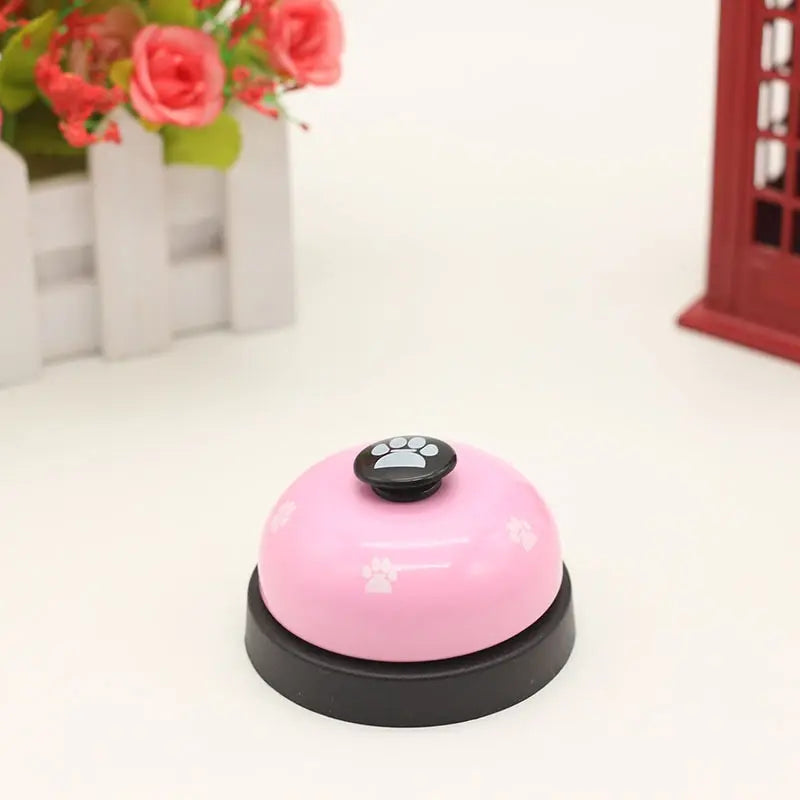 1pc Pet Toy Training Dinner Small Bell Footprint Dog