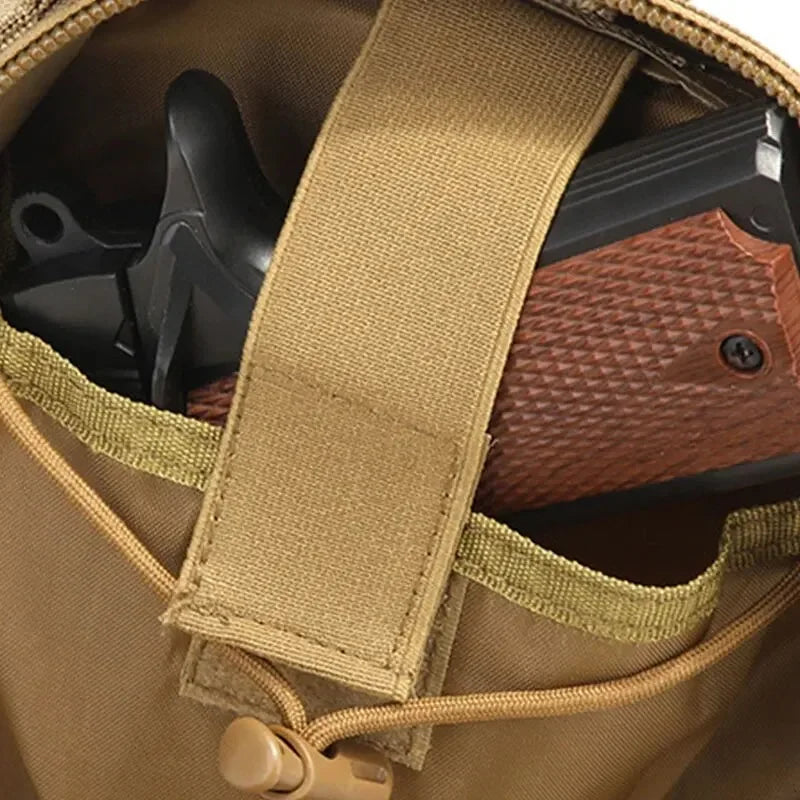 Outdoor Sport Sling Bag Pack Crossbody Shoulder Backpack EDC Assault Range Bag for Climbing Hiking Cycling Hunting Travel