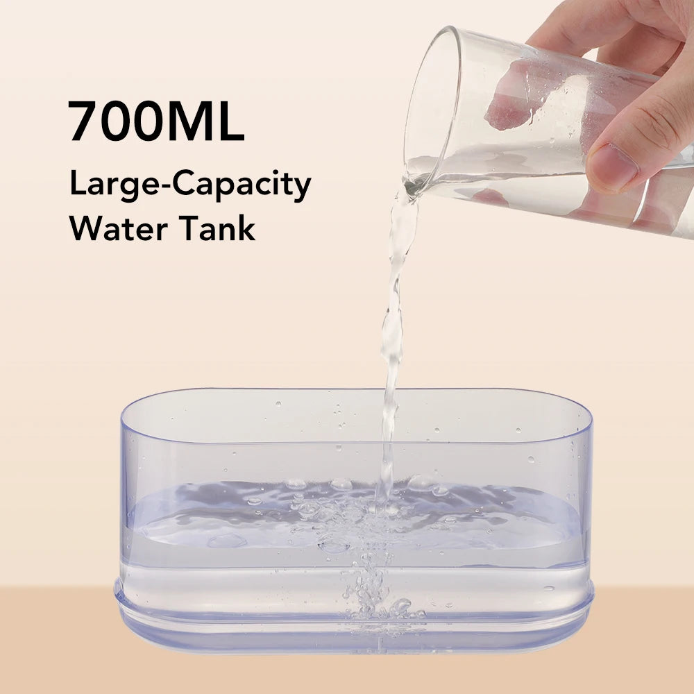 700ml Air Humidifier USB Essential Oil Diffuser 7 LED Lights Aromatherapy Mist Maker Humidifier for Car Home Bedroom with Timer