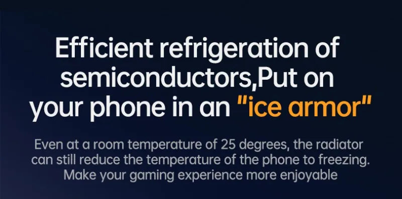 P70 NEW 10W Mobile Phone Semiconductor Cooling Fan Radiator with 2000mAh Battery PUBG Game Cooler for IPhone Android Universal