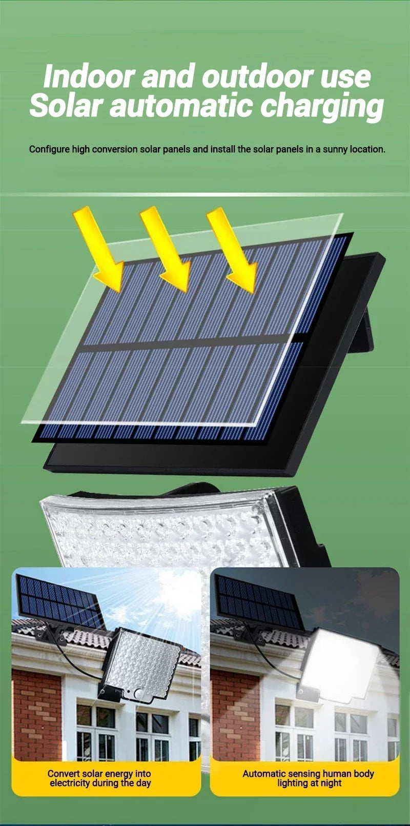 1-2pcs Super Bright 234LED Solar Light, IR Sensor Street Light, Decorative Wall Light, Multiple Switch Modes with Remote Control