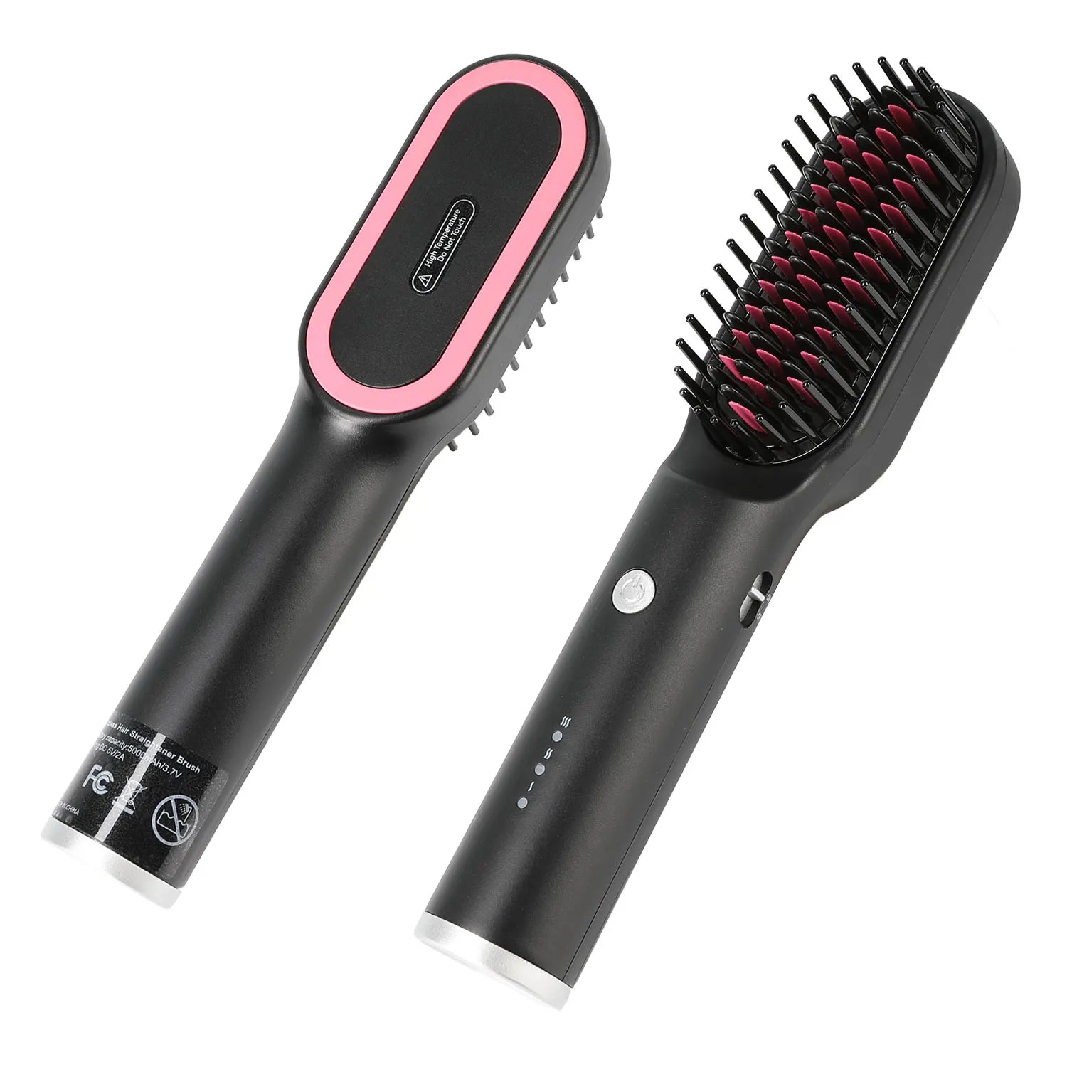KIPOZI Hair Dryer Brush Negative lon 3 In 1 Hot Air Dryer Styler and Volumizer Pro Hair Straightener Curler Blow Dryer Brush
