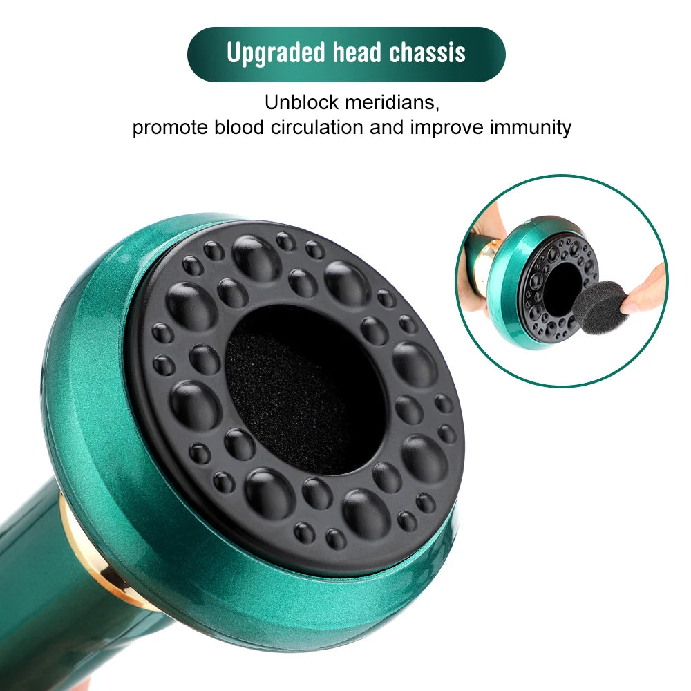 Intelligent Suction Medical Cupping Set Beauty Massager Glass Jars Anti Cellulite Cupping Vacuum Slimming Guasha Massage