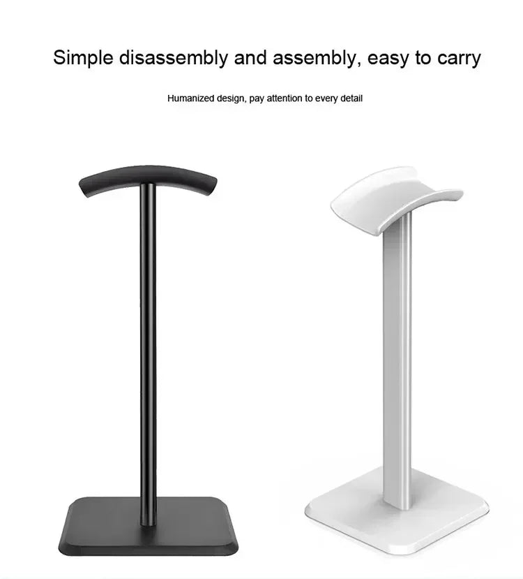 VIKEFON Head-Mounted Headphone Stand Stylish Detachable Headset Holder For Airpods Max Beats Bose Sennheiser Display Stand