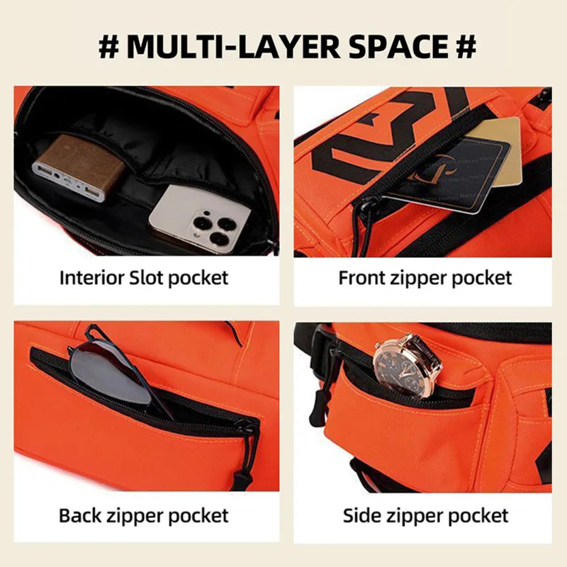 Camping Cycling Chest Bag Tactical Outdoor Sports Hiking Hunting Motorcycle Bike Run Fishing Trvael Backpack Waist Fanny Pack