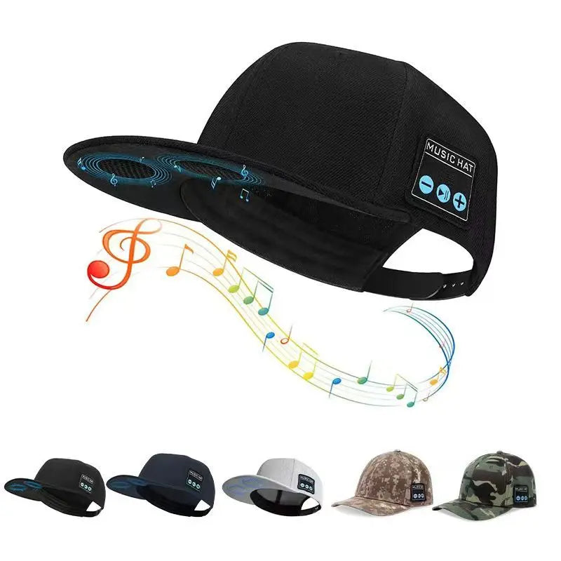 Music Hat Wireless Bluetooth Speaker Hat Baseball Cap & Headphones Supports Volume Control Motion Music Hedset With Microphone