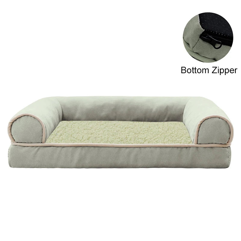 Winter Pet Dog Bed Sofa Deep Sleep Memory Foam Dog Bed Small Medium Large Square Thickened Warm Mat Kennel Dog Products