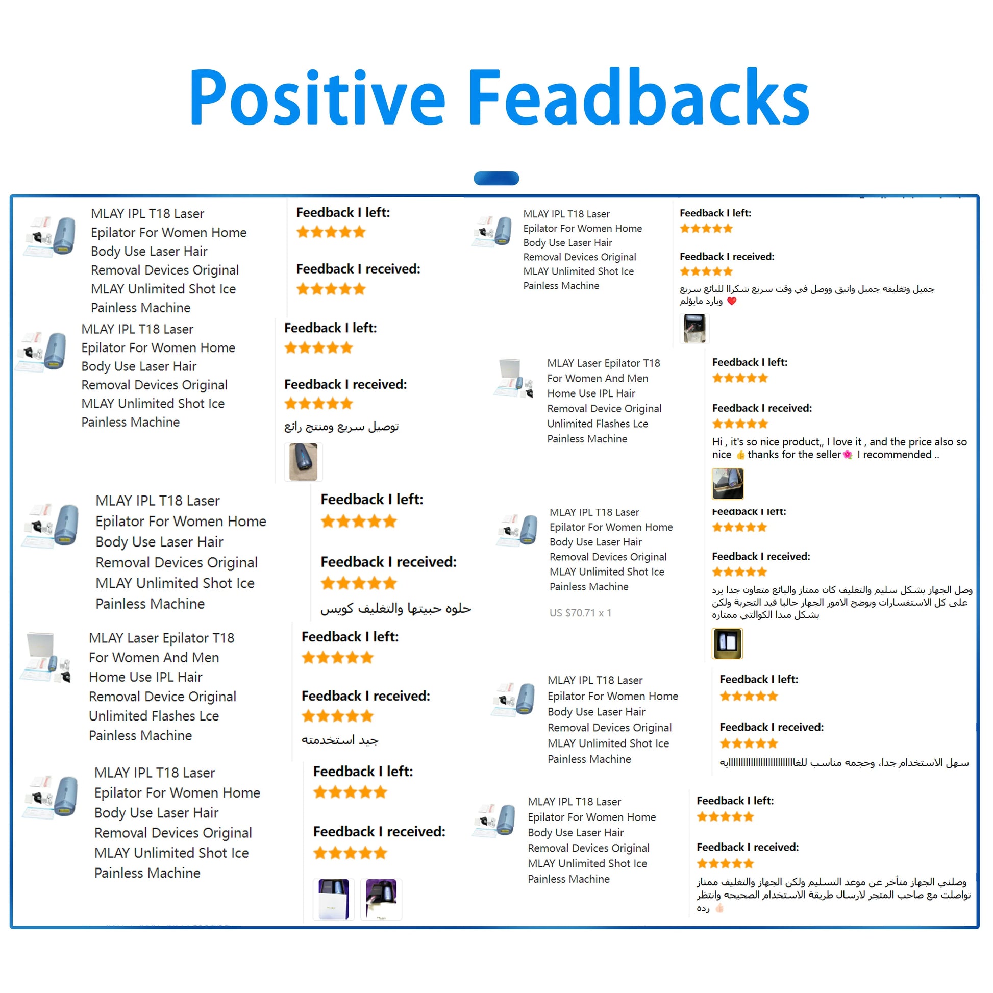 Mlay T18 ICE Cooling Hair Removal Device With Unlimited Shots Permanent IPL Laser Home Use Painless Epilator For Women Men