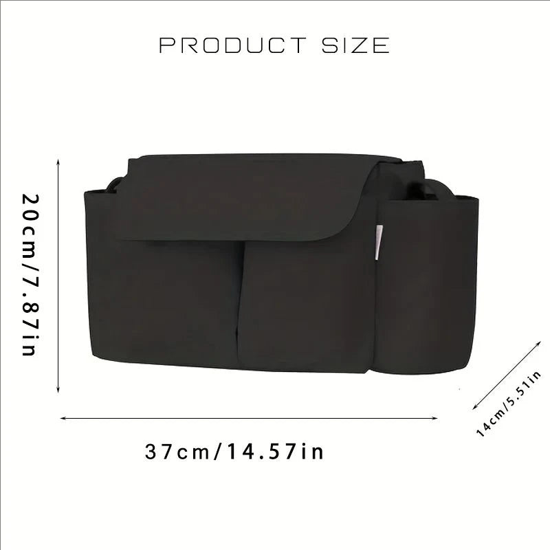 Baby stroller large capacity travel bag, bottle rack, baby stroller urine bag, baby stroller accessories